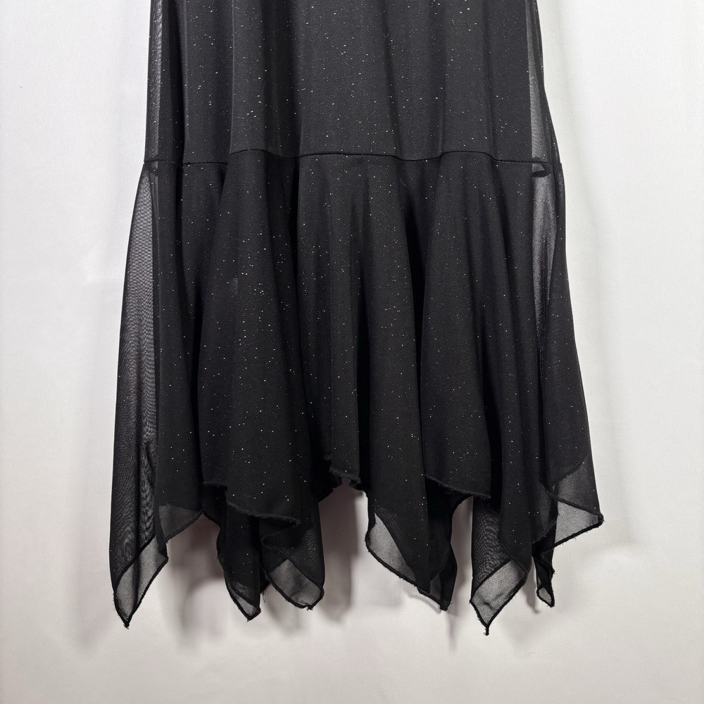 Vintage Y2K Taboo Halter Dress Womens Small Whimsigoth Fairy Grunge Asymmetric - Picture 3 of 8